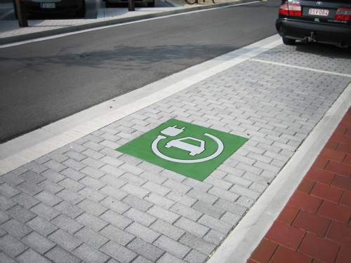 Signalisatietegel oplaadpunt auto