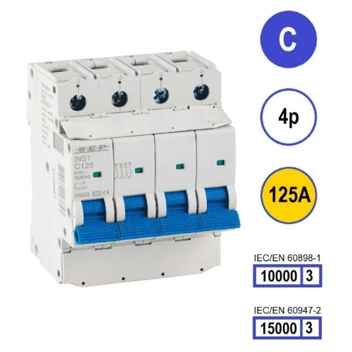 SEP INS1 inst.aut 4p - C - 40A - 10/15kA